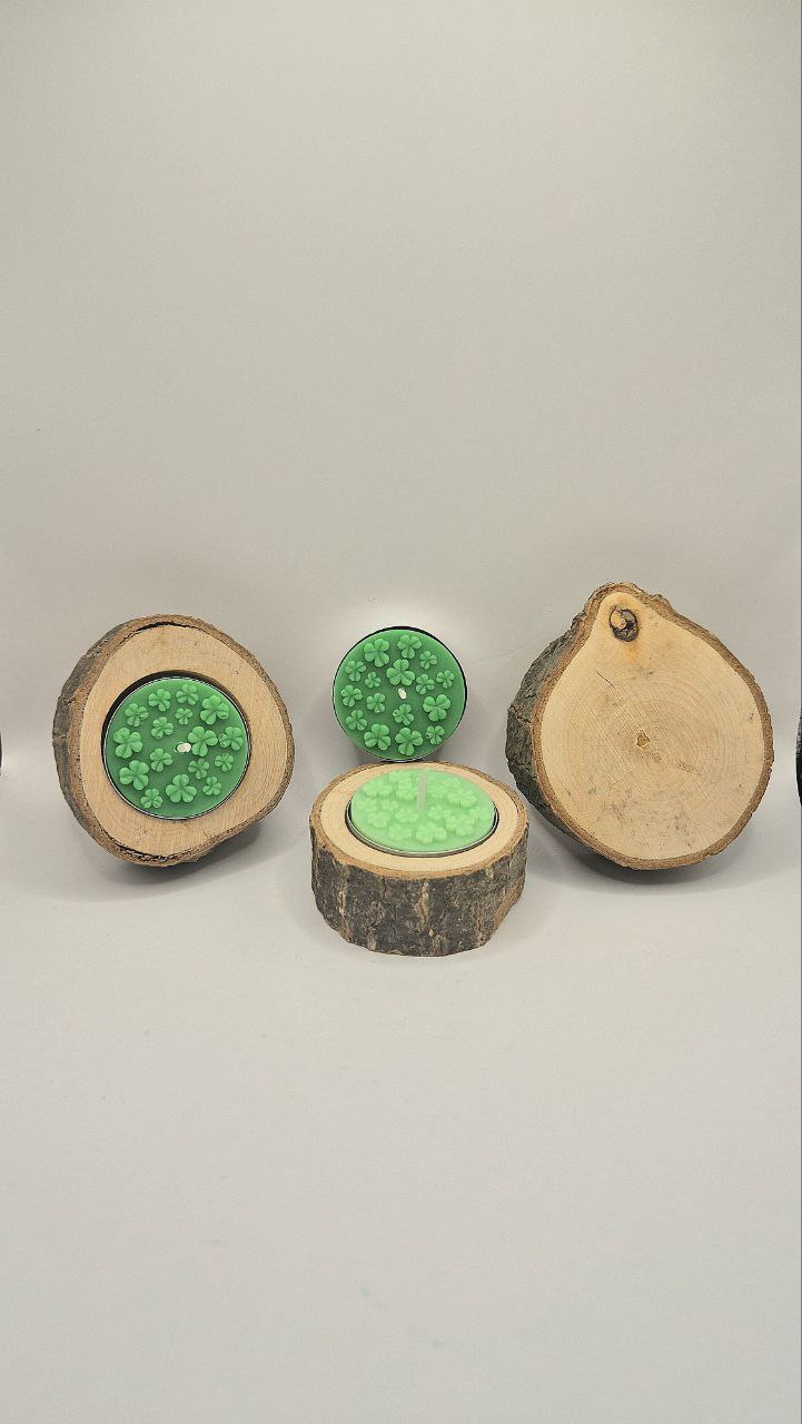 Pocket Light – Irish Shamrock Tealight